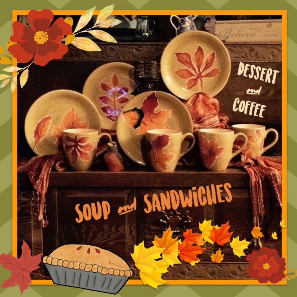 Vintage 8 pc Dessert & Coffee Set - Picture 3 of 7